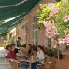 Terrasse im Hotel Griff in Budapest